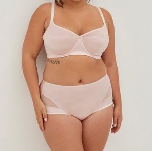 Torrid Size 1 Shine Microfiber Mid-rise Brief Panties